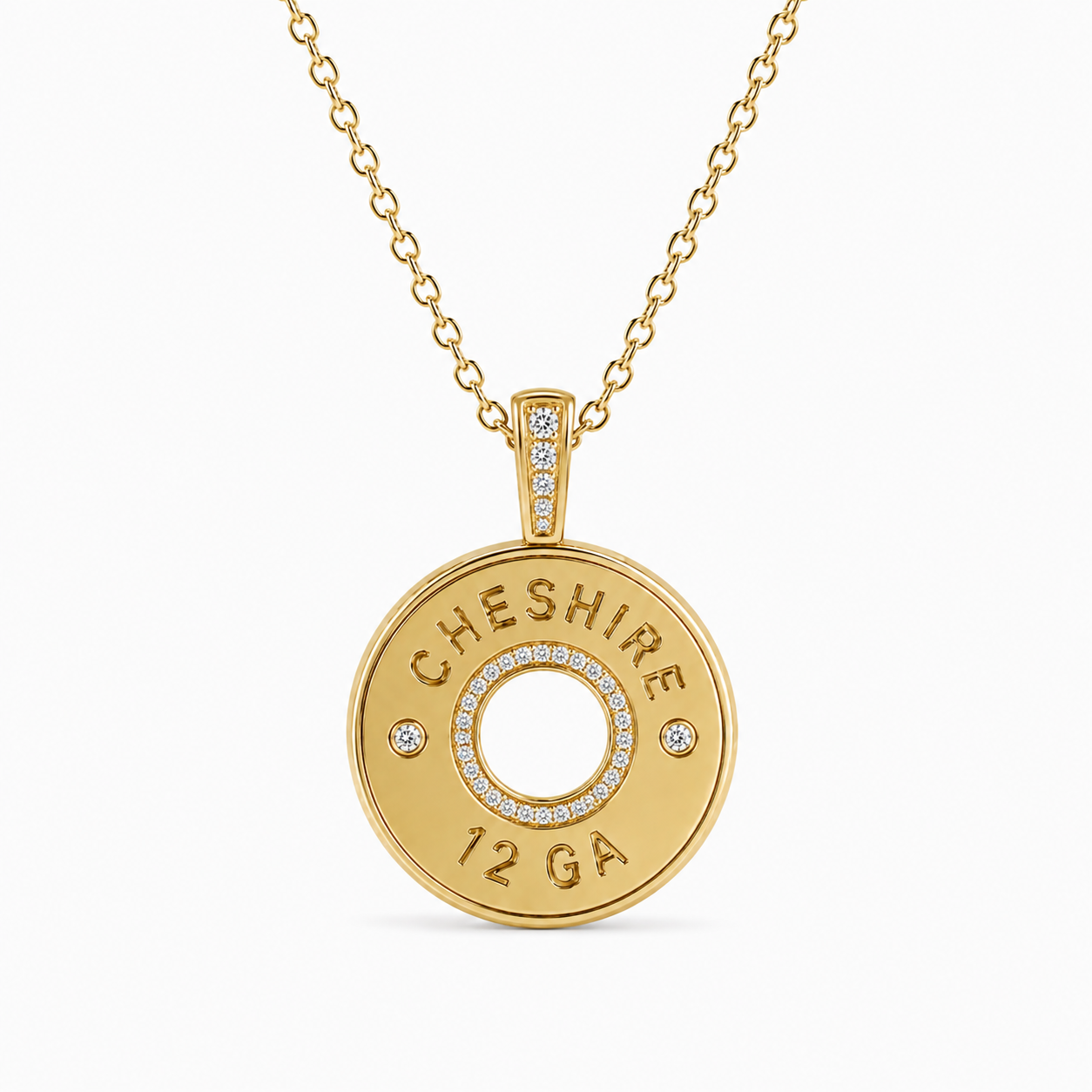 SHOTGUN COLLECTION: 12 Gauge Hollow Pendant
