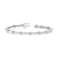 Delicate Bezel Setting Tennis Bracelet