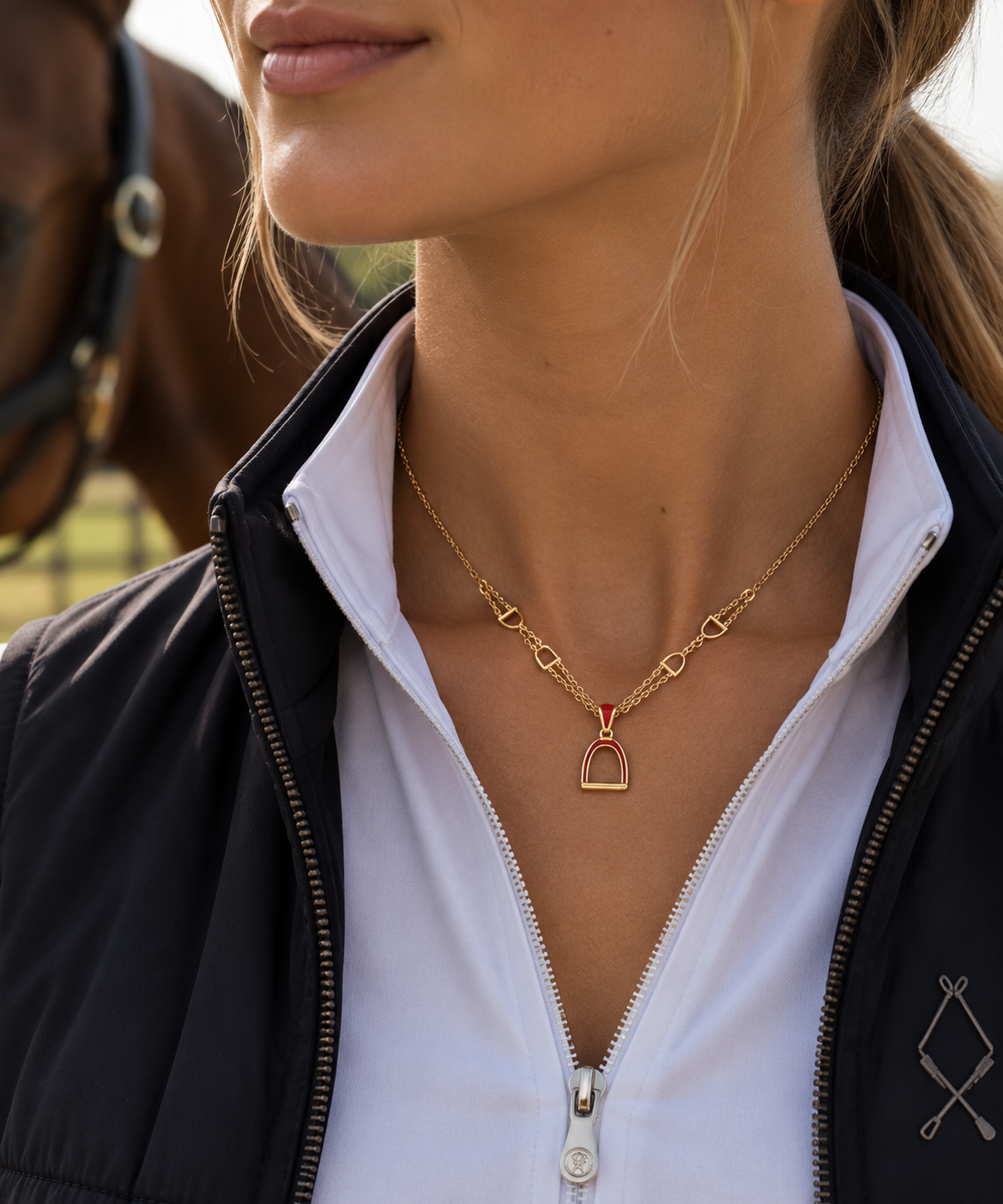 EQUESTRIAN COLLECTION: Stirrup Pendant