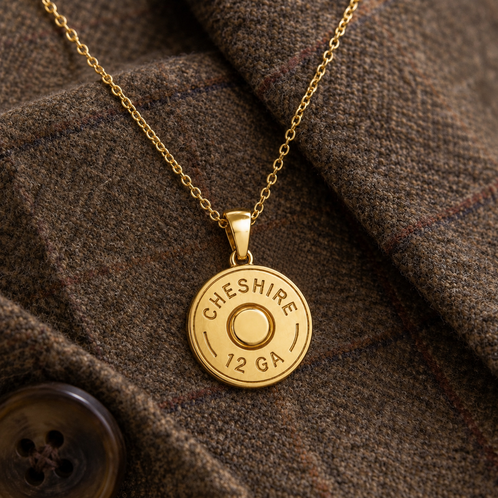 MENS SHOTGUN COLLECTION: 12 Gauge Pendant Gold