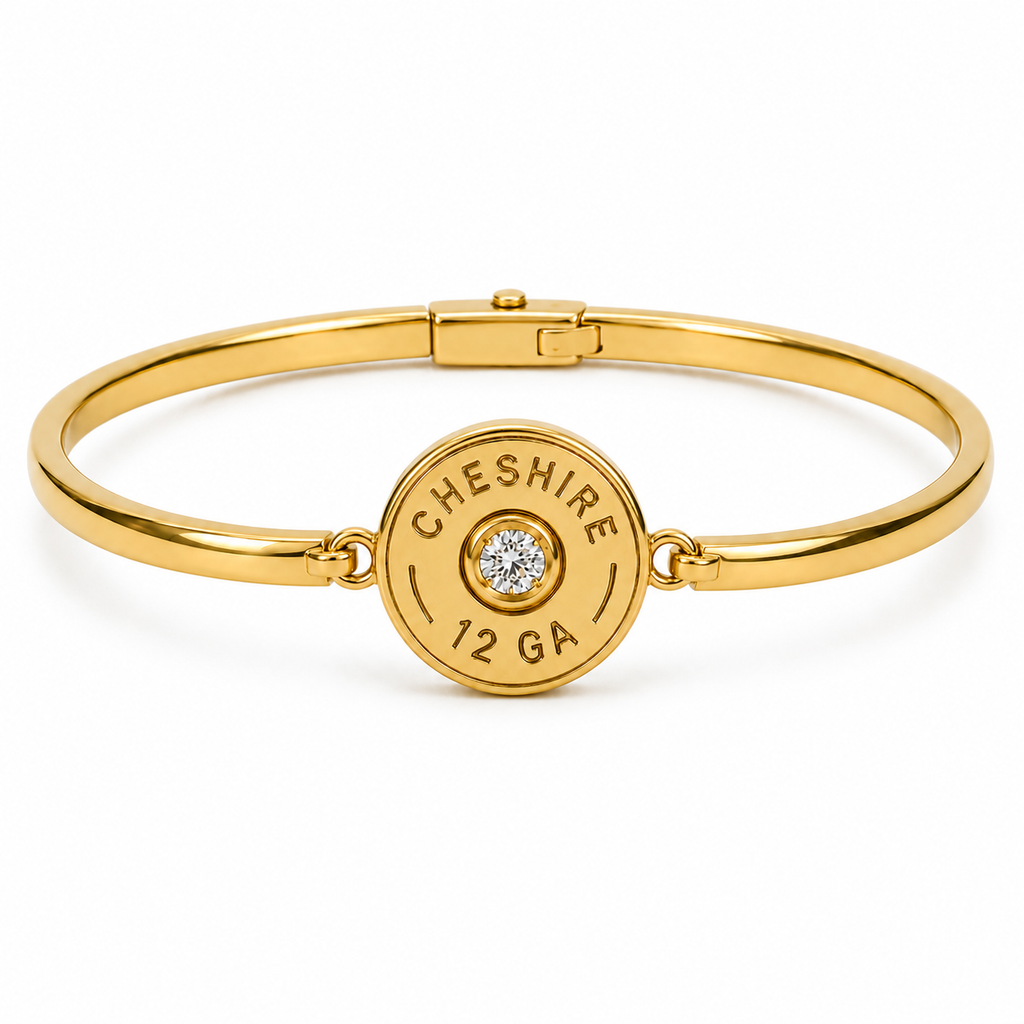 SHOTGUN COLLECTION: Cheshire 12 Gauge Bangle Gold