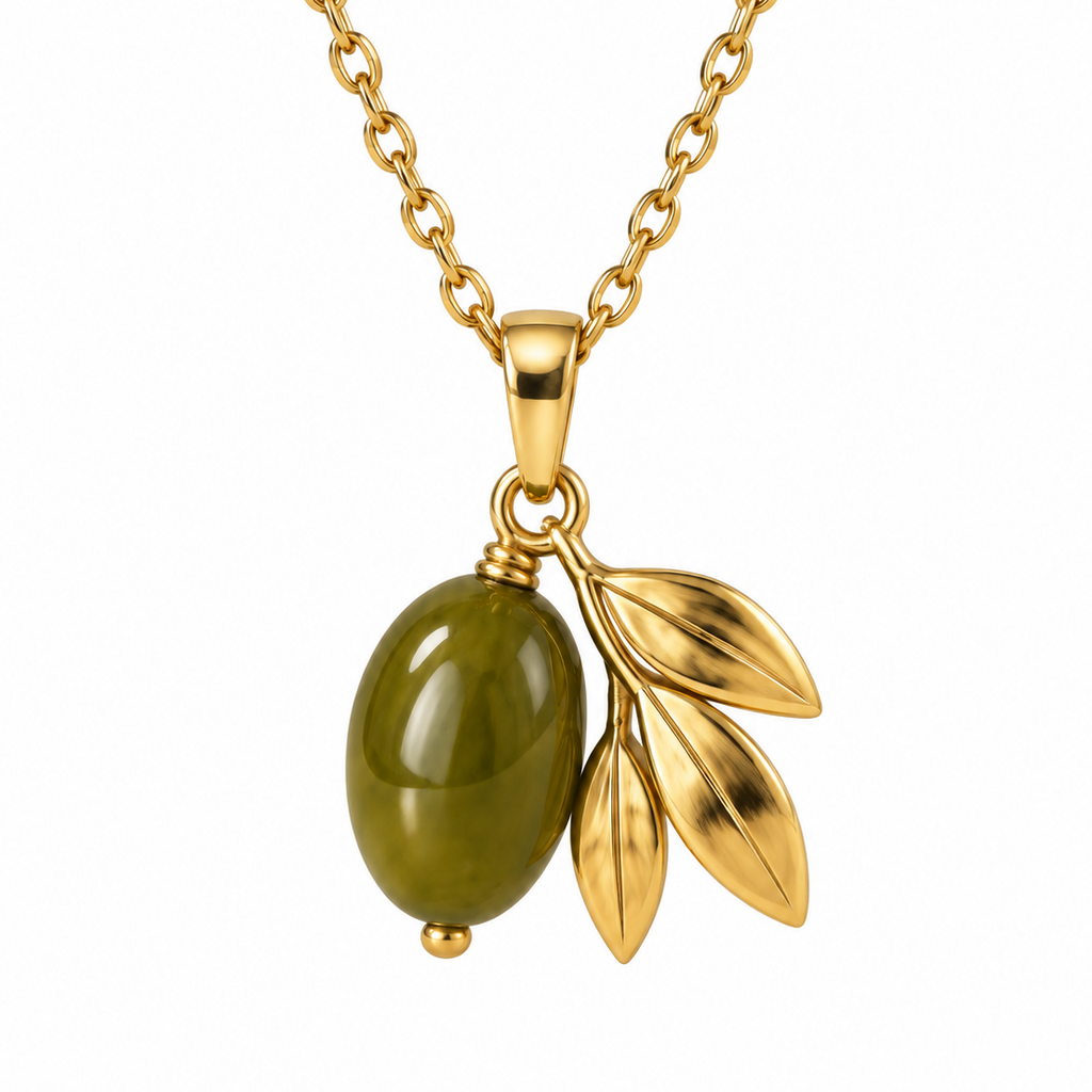 THE APÉRITIF COLLECTION: Extend The Olive Branch Necklace