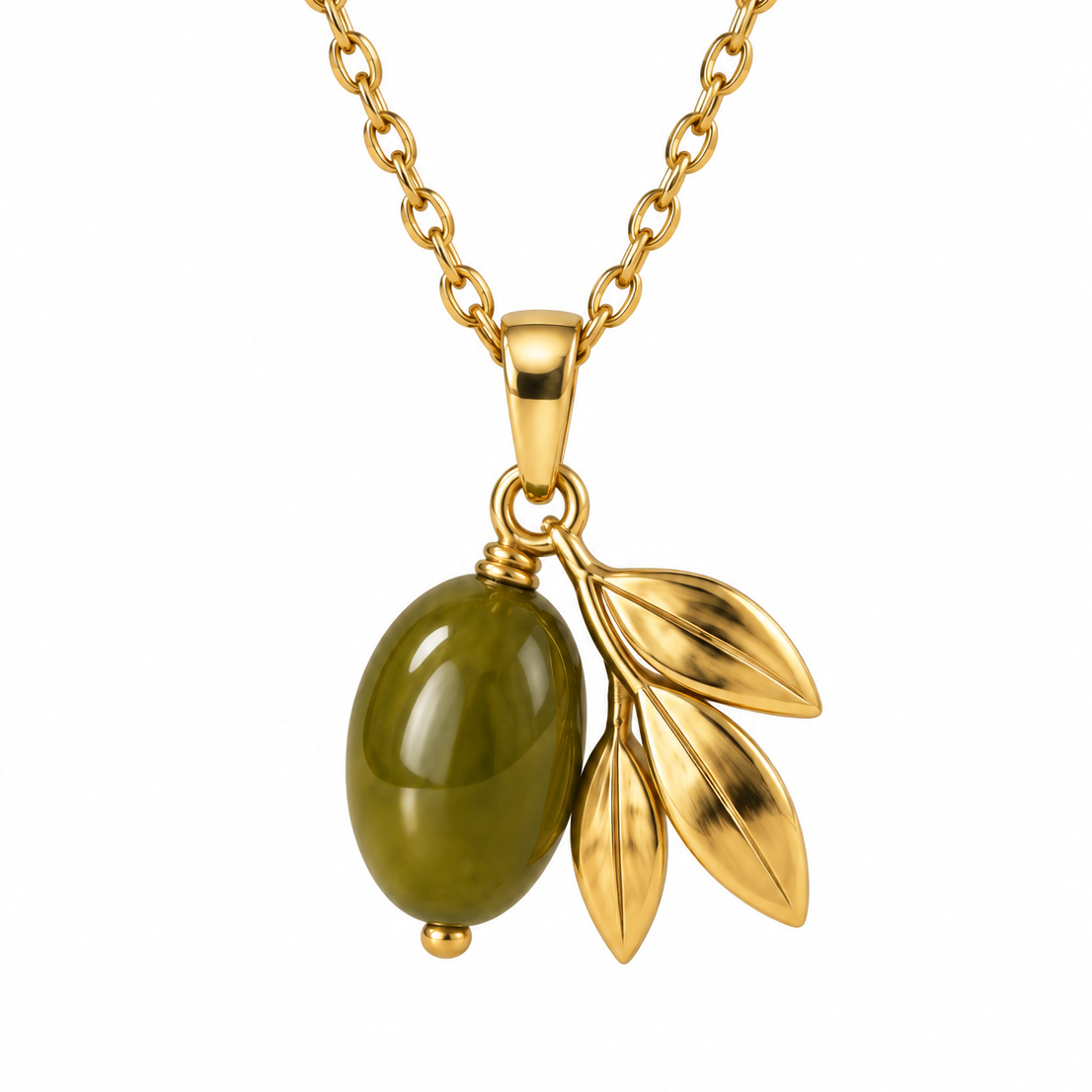 THE APÉRITIF COLLECTION: Extend The Olive Branch Necklace
