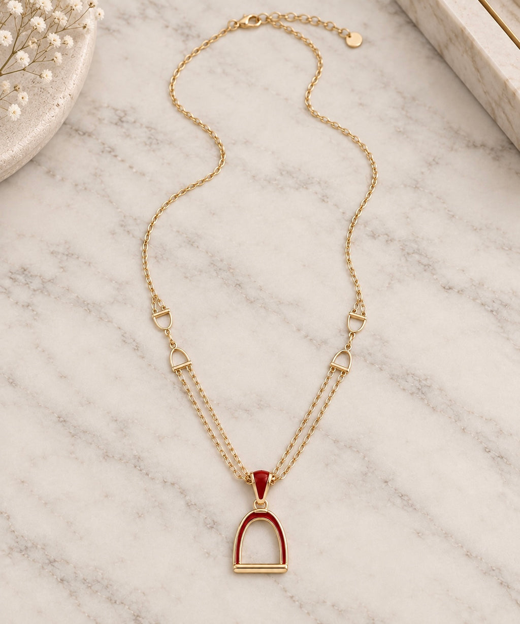 EQUESTRIAN COLLECTION: Stirrup Pendant