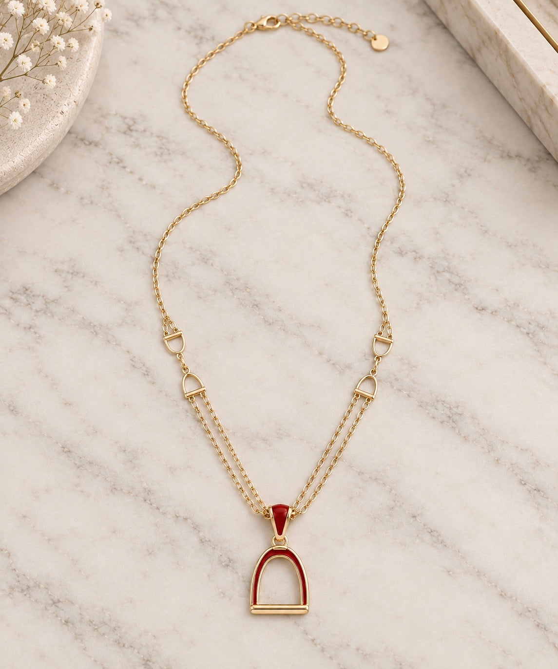 EQUESTRIAN COLLECTION: Stirrup Pendant