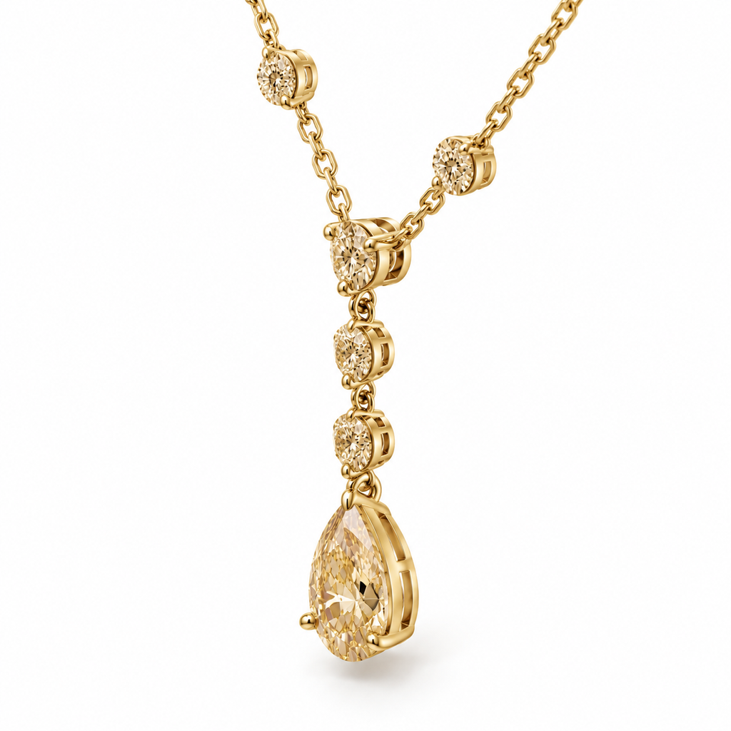 THE APÉRITIF COLLECTION: The Champagne drop necklace