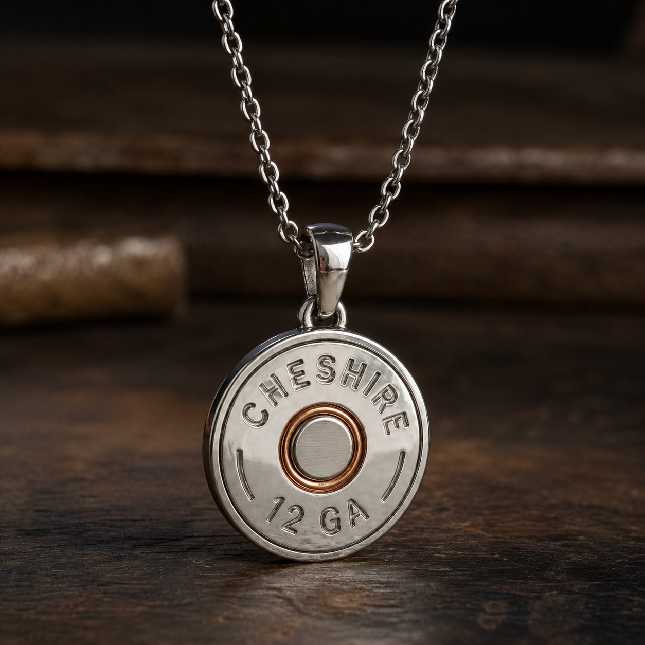 MENS SHOTGUN COLLECTION: 12 Gauge Pendant Mix Metal