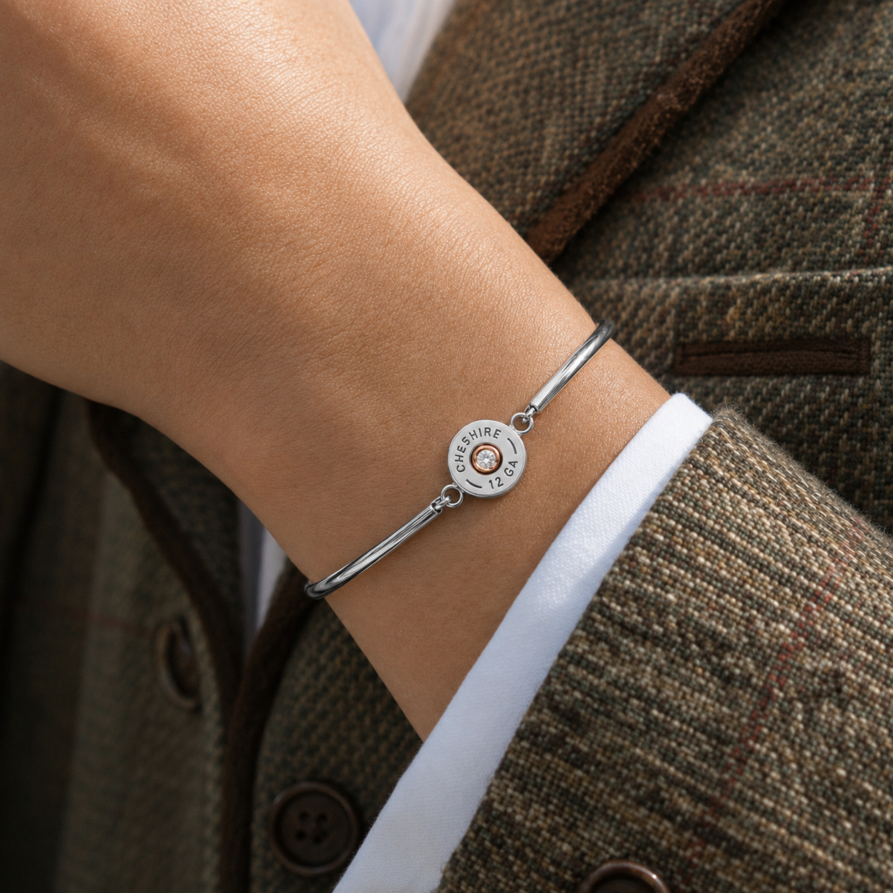 SHOTGUN COLLECTION: Cheshire 12 Gauge Bangle Silver