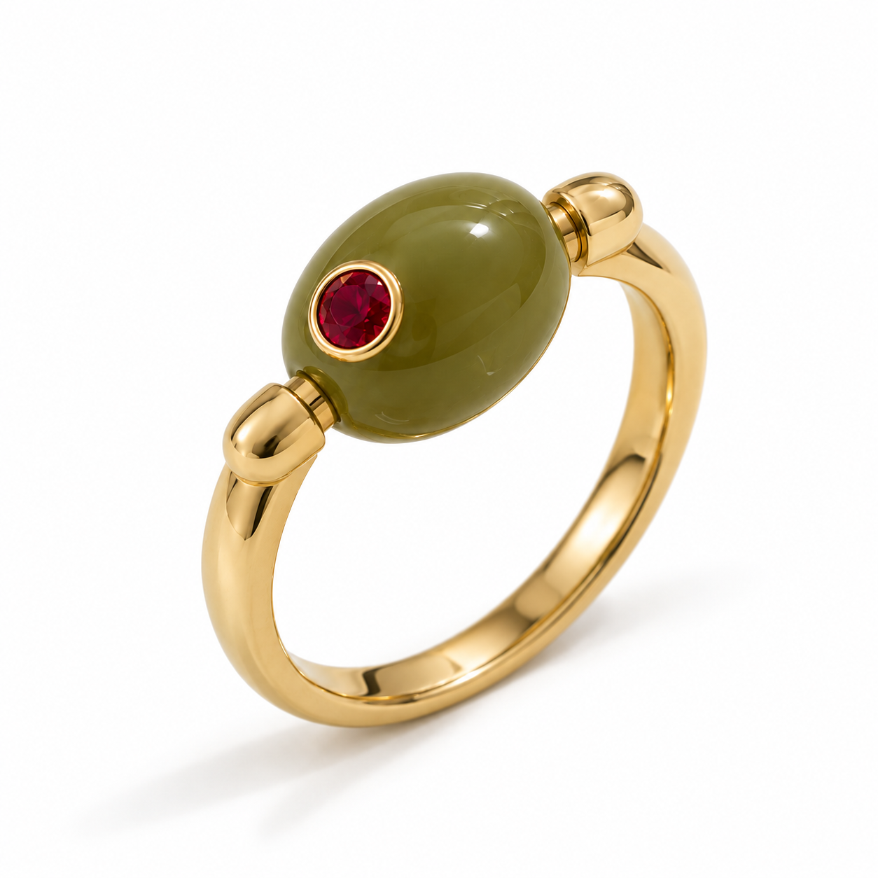 THE APÉRITIF COLLECTION: Martini Green Olive Ring