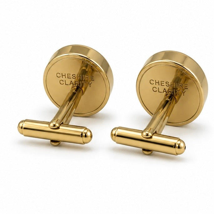 SHOTGUN COLLECTION: Cheshire 12 Gauge Gold Plated Cuff Links