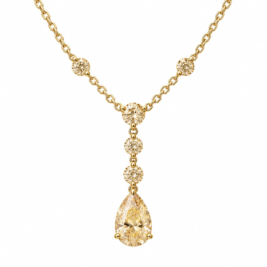 THE APÉRITIF COLLECTION: The Champagne drop necklace