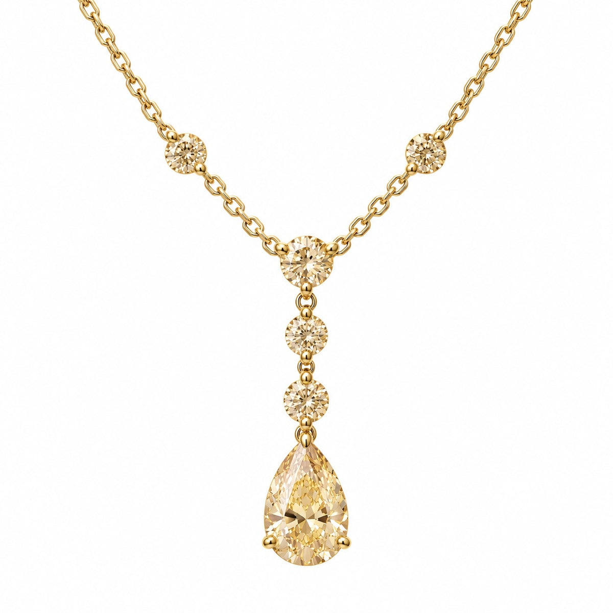 THE APÉRITIF COLLECTION: The Champagne drop necklace