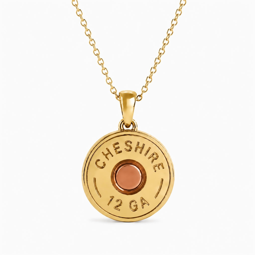 MENS SHOTGUN COLLECTION: 12 Gauge Pendant Gold Mix