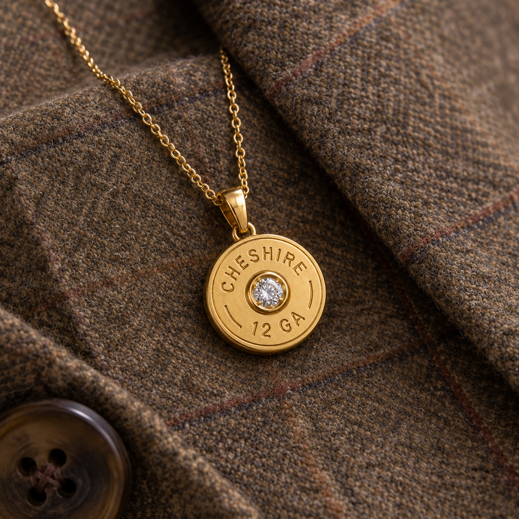 SHOTGUN COLLECTION: 12 Gauge Pendant Gold