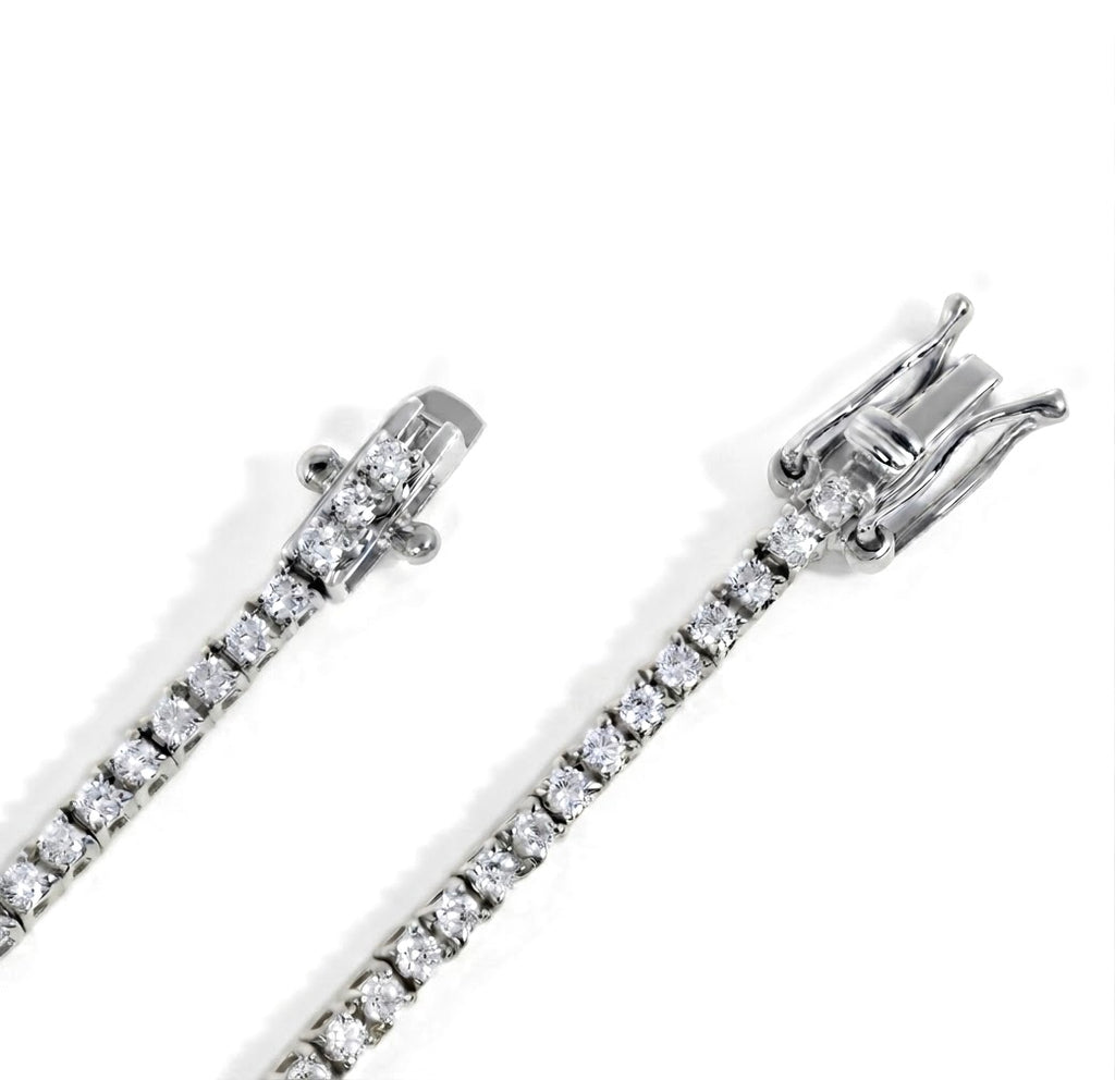 Skinny tennis bracelet