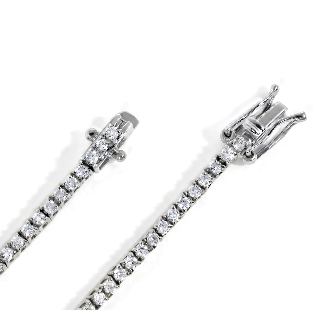 Skinny tennis bracelet