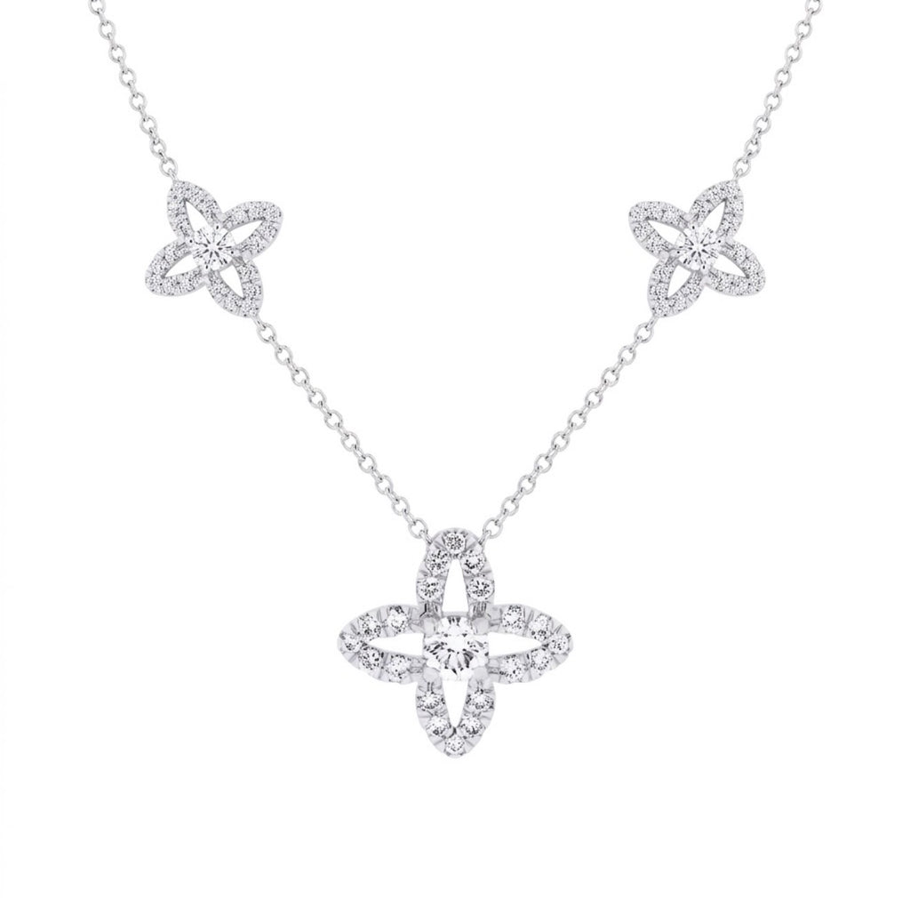 Flora Lumière Multi-Motif Diamond Necklace