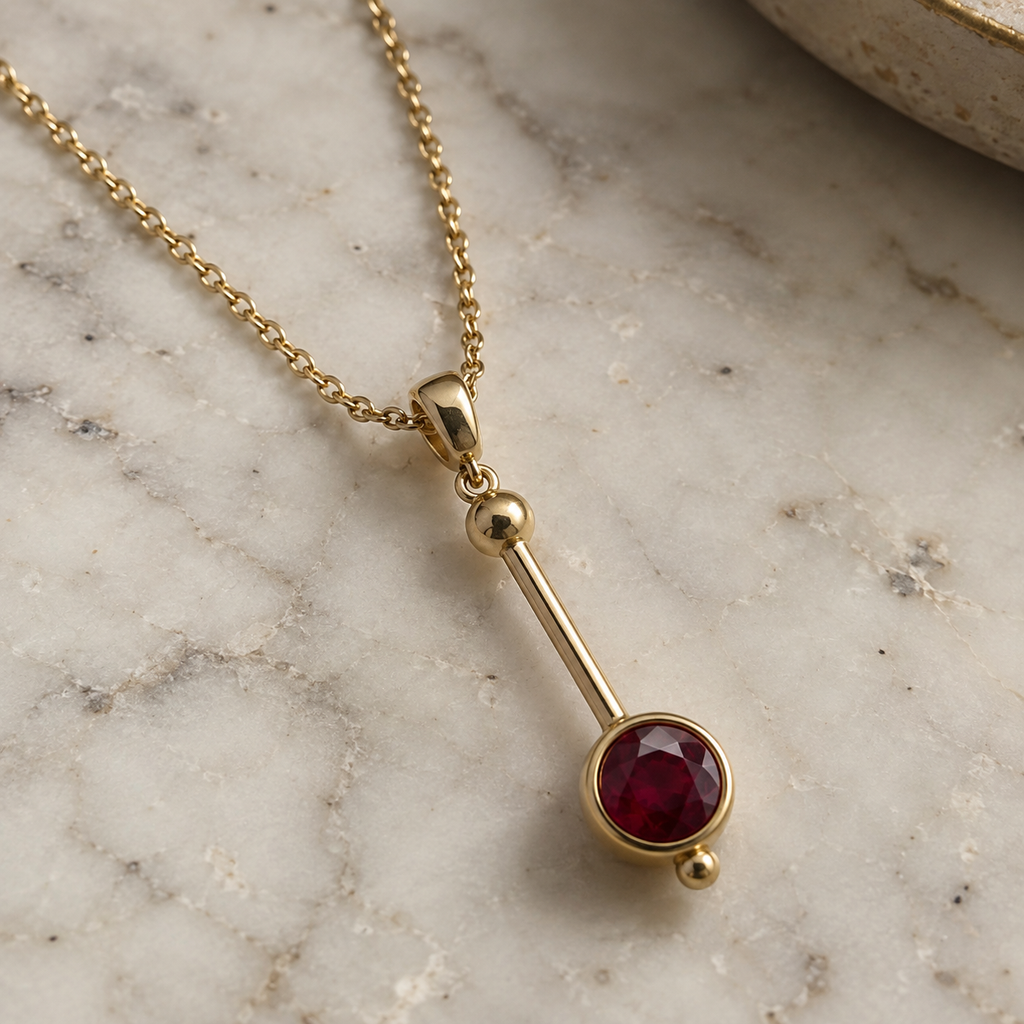 THE APÉRITIF COLLECTION: The Cocktail Stick Pendant Necklace