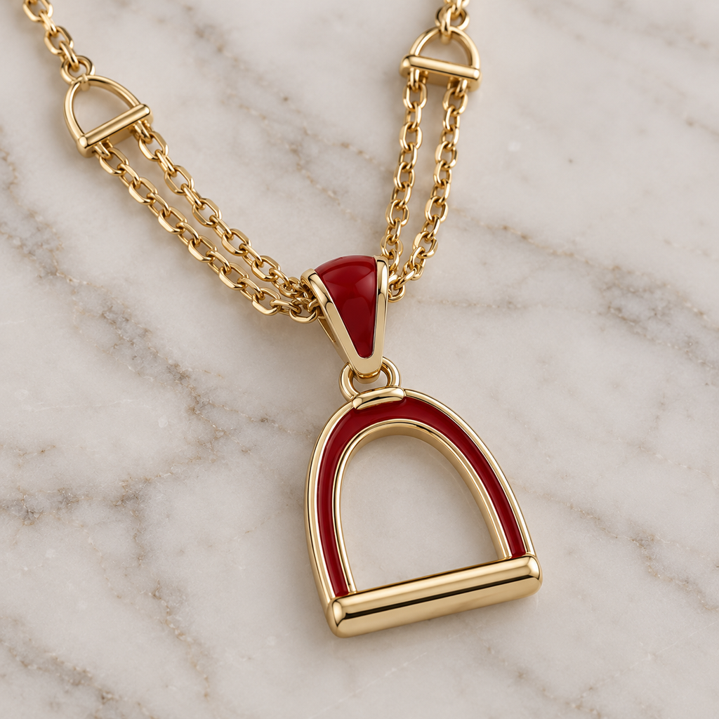 EQUESTRIAN COLLECTION: Stirrup Pendant