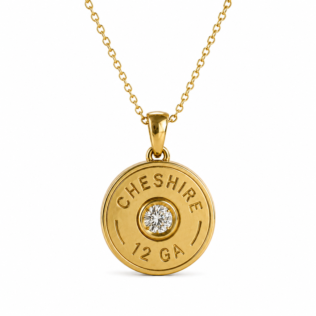 SHOTGUN COLLECTION: 12 Gauge Pendant Gold