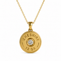 SHOTGUN COLLECTION: 12 Gauge Pendant Gold