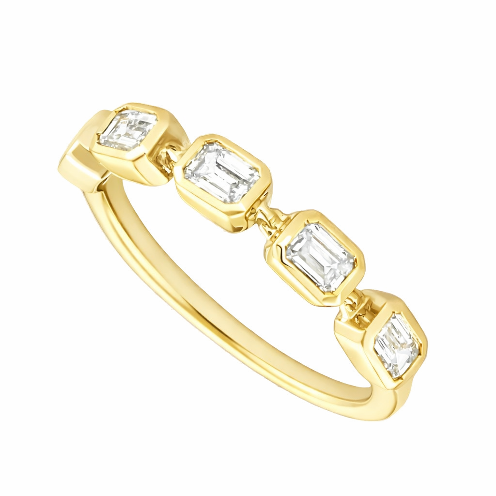RING COLLECTION: Emerald Eternity Ring