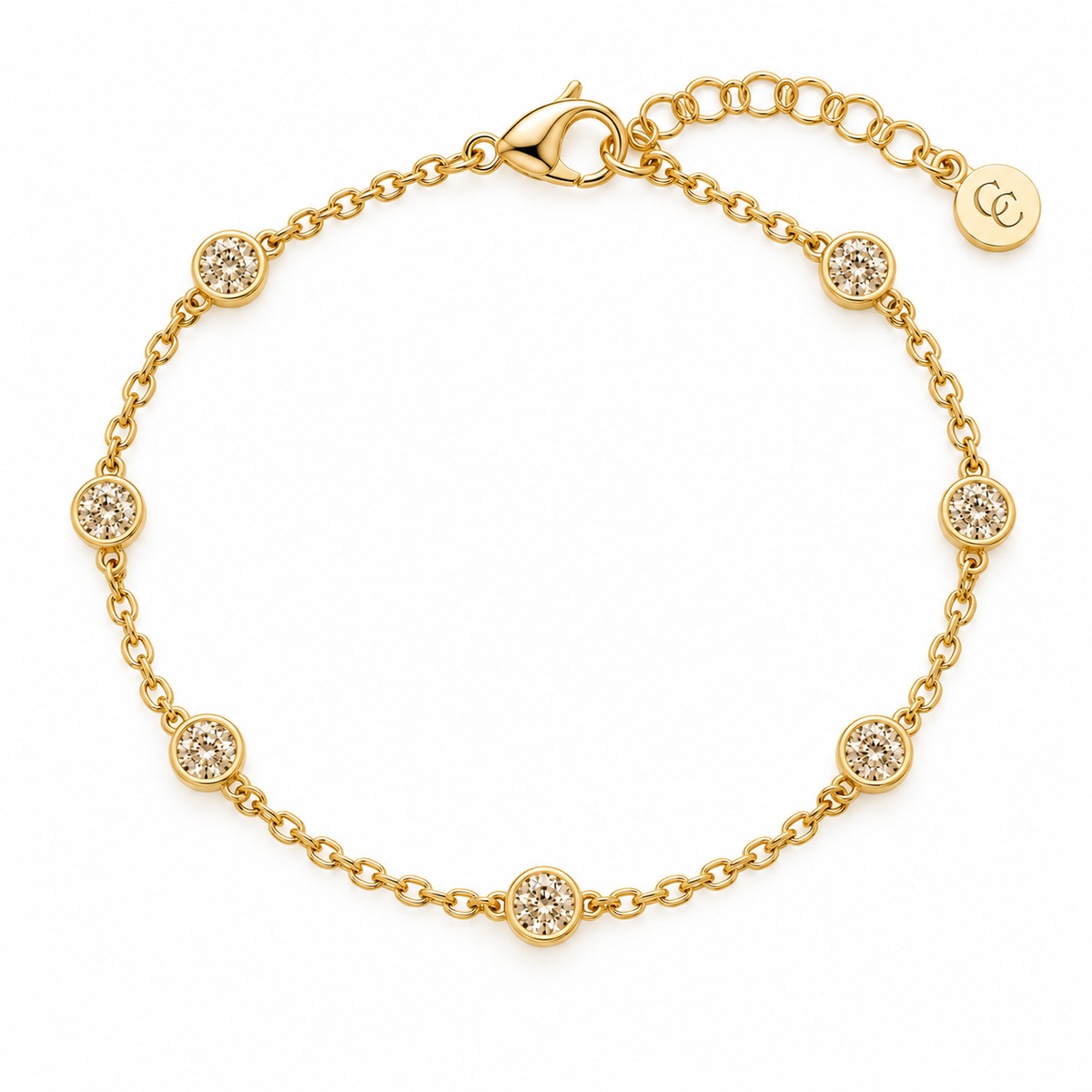 THE APÉRITIF COLLECTION: Champagne Bubble Chain Bracelet