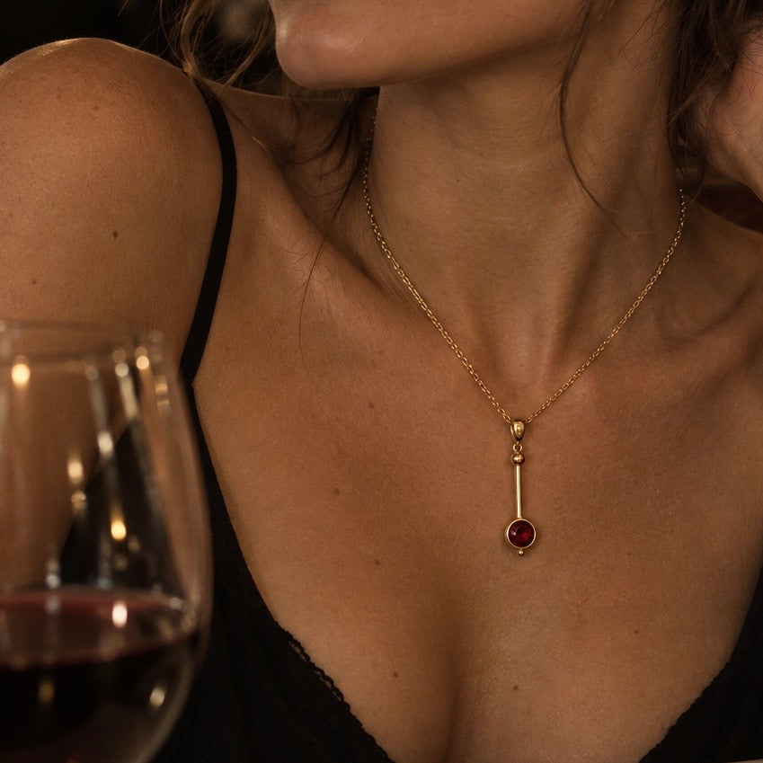 THE APÉRITIF COLLECTION: The Cocktail Stick Pendant Necklace