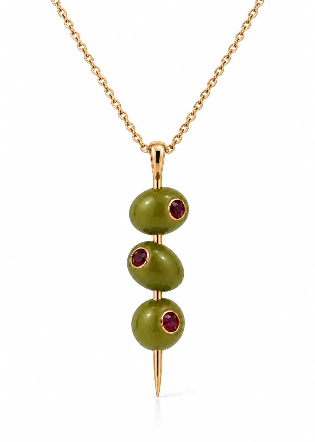 THE APÉRITIF COLLECTION: Martini Green Olive Pendant