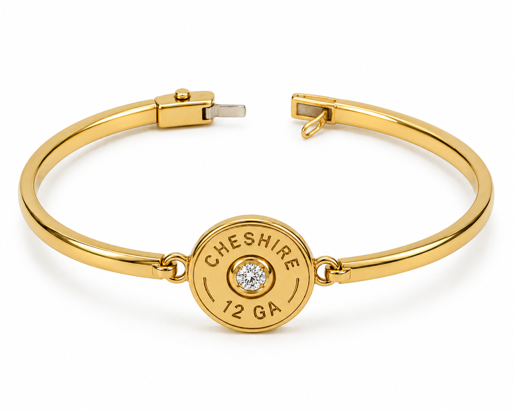 SHOTGUN COLLECTION: Cheshire 12 Gauge Bangle Gold