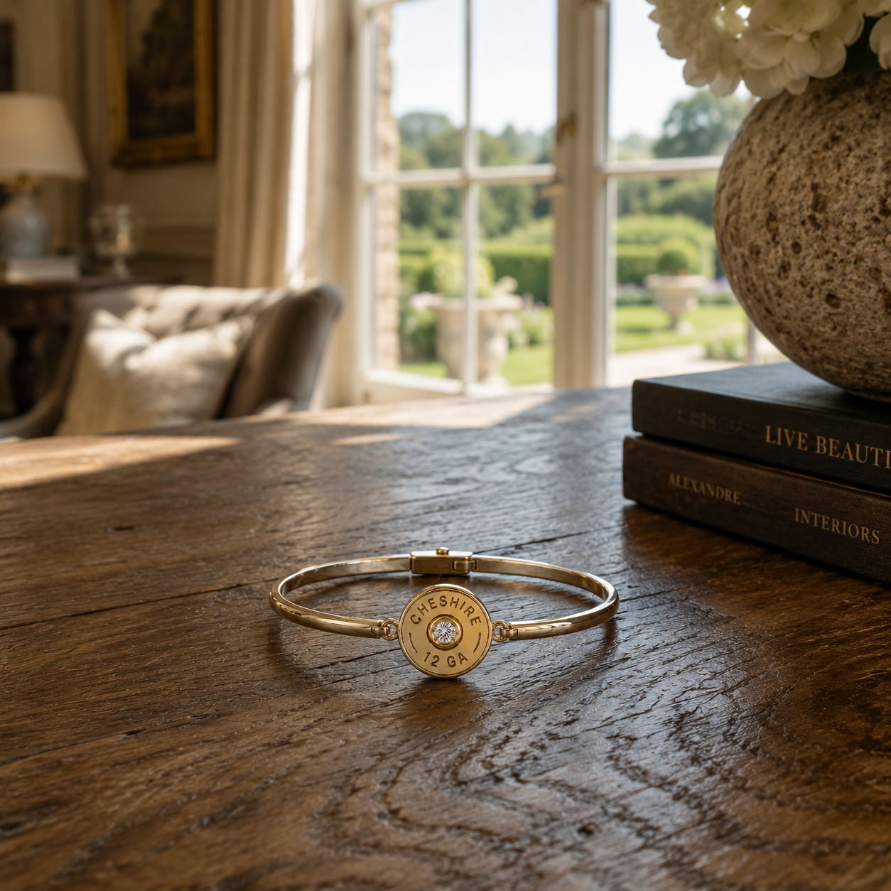 SHOTGUN COLLECTION: Cheshire 12 Gauge Bangle Gold