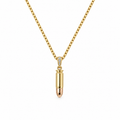 SHOTGUN COLLECTION: Bullet Pendant with diamond bale