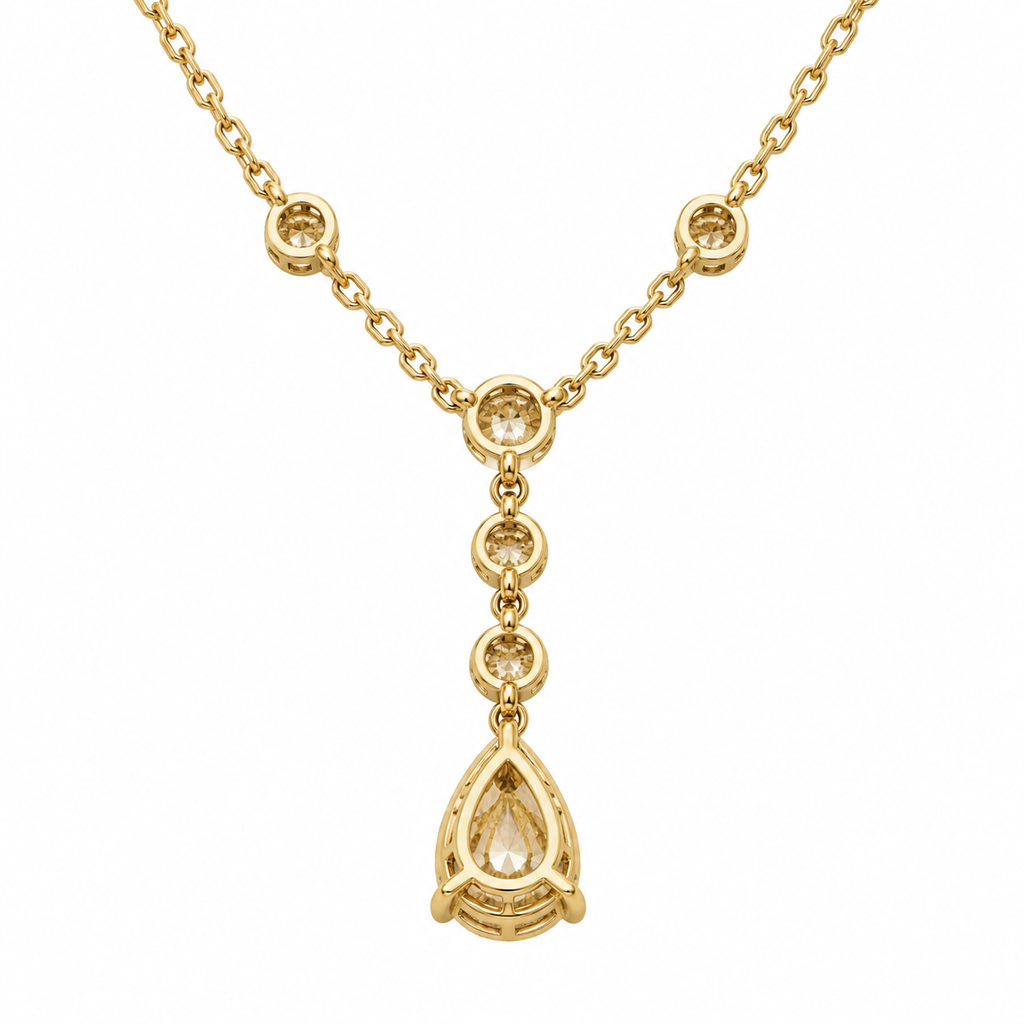 THE APÉRITIF COLLECTION: The Champagne drop necklace