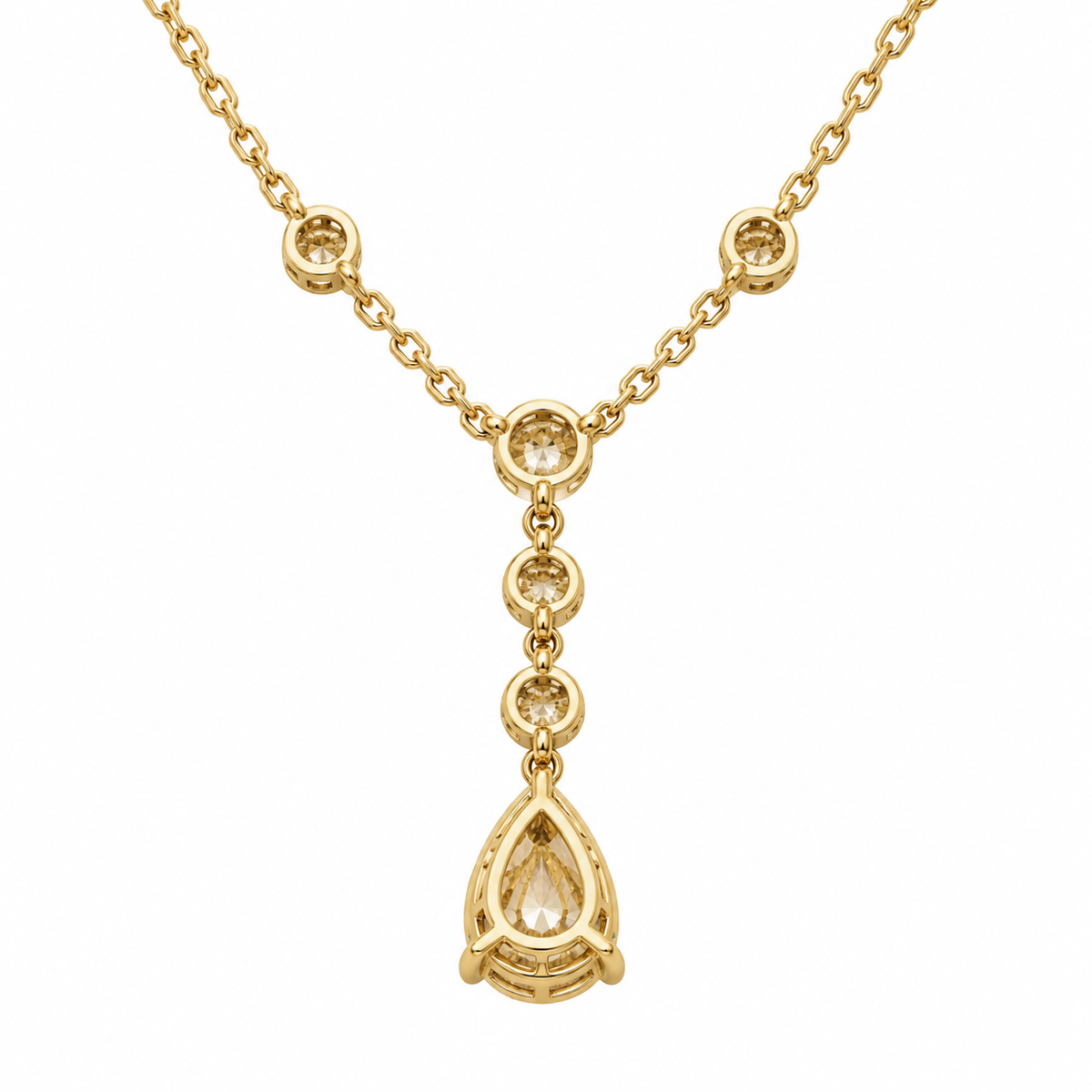THE APÉRITIF COLLECTION: The Champagne drop necklace