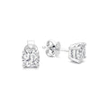 2ct Stud Earrings White Gold, 4 claw, (VVS1/D/Excellent)