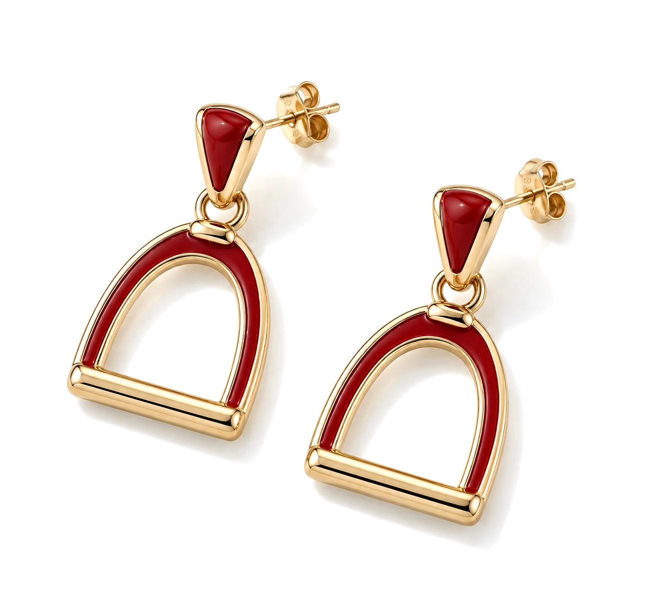 EQUESTRIAN COLLECTION: Stirrup Pendant Earring