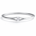 Oval-Cut Solitaire Bangle