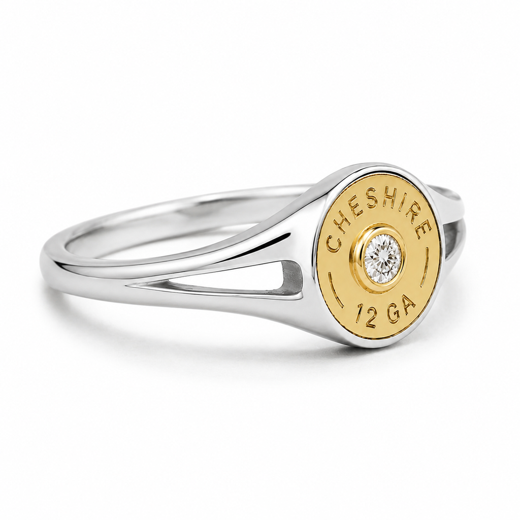 SHOTGUN COLLECTION: Cheshire 12 Gauge Link Mix Metal Signet