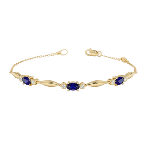 BRIDAL COLLECTION: Something Blue Tennis Bracelet