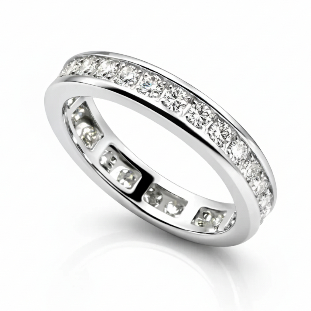 Channel Set Eternity Band