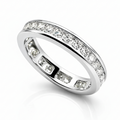 Channel Set Eternity Band