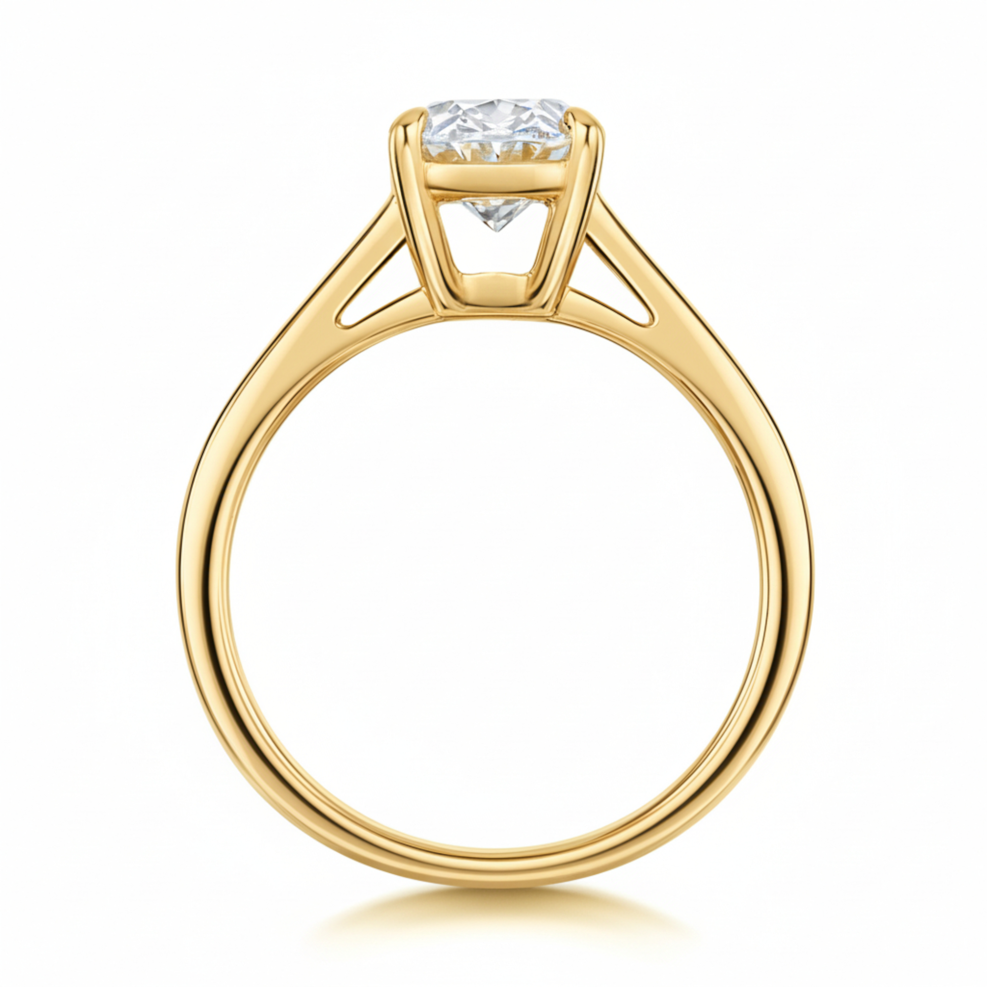 2.00ct Oval Diamond Solitaire Engagement Ring