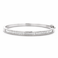 2.80ct Emerald Cut Bangle Bracelet